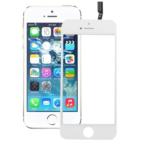 RICAMBIO VETRO + TOUCH SCREEN PER APPLE IPHONE 5S 5C BIANCO SENZA DISPLAY  LCD | eBay