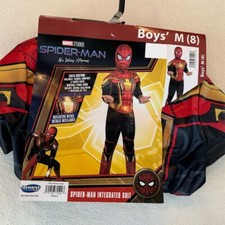 Marvel Spider-Man Integrated Suit Costume Boys Size S Party Outfit