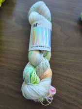 1 Skein Hedgehog Fibers Silk Merino Lace Anime 700m 50/50 Silk/Merino