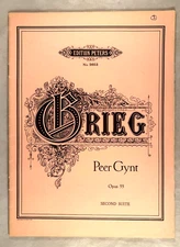 Grieg - Peer Gynt - Opus 55 - Second Suite - Edition Peters - No. 2653
