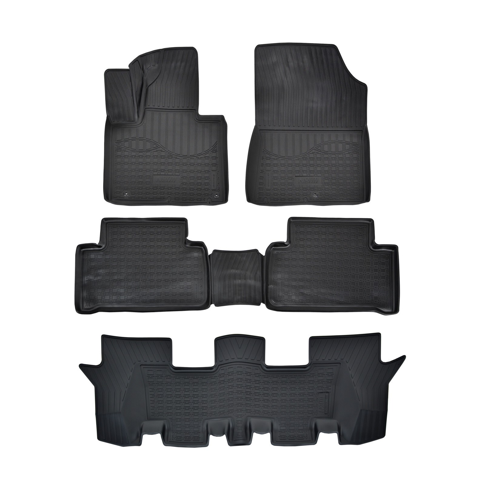 Tapis de sol caoutchouc Kia Sorento 4 pour sorties nature et ski