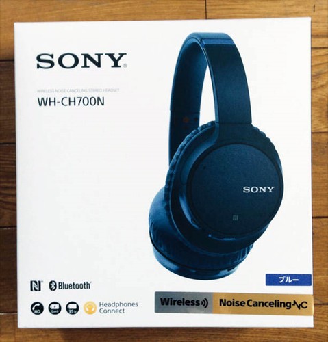 SONY Wireless Noise Canceling Stereo Bluetooth Headphone WH-CH700N L Blue  NEW 27242908741 | eBay