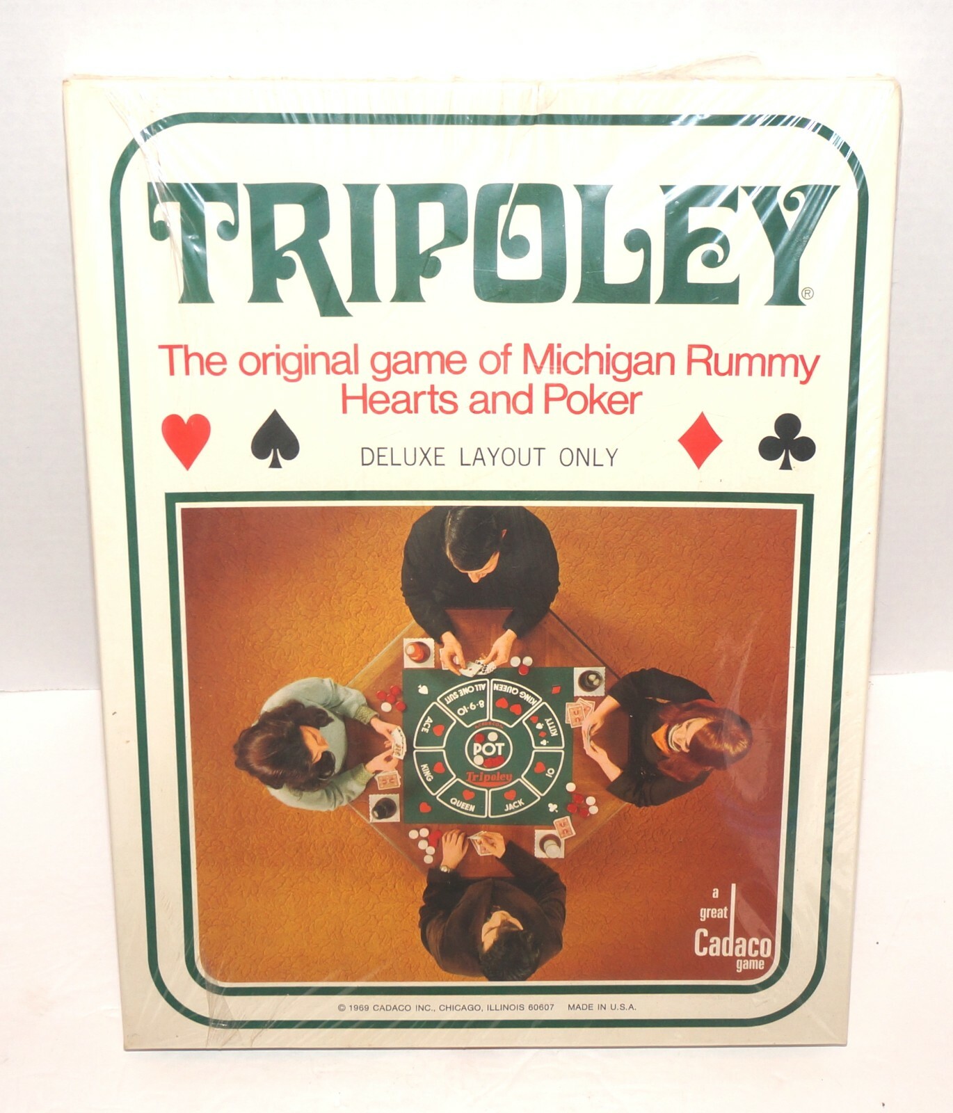 Tripoley Game Vintage Deluxe Layout Only by Cadaco (1969) NEW | eBay