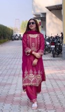 Pakistani Eid Dress Salwar Kameez Ready To Wear Suit Wedding Party Bollywood New
