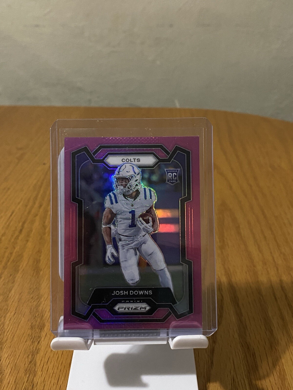 2023 Panini Prizm - Rookies Pink Prizm #345 Josh Downs (RC)