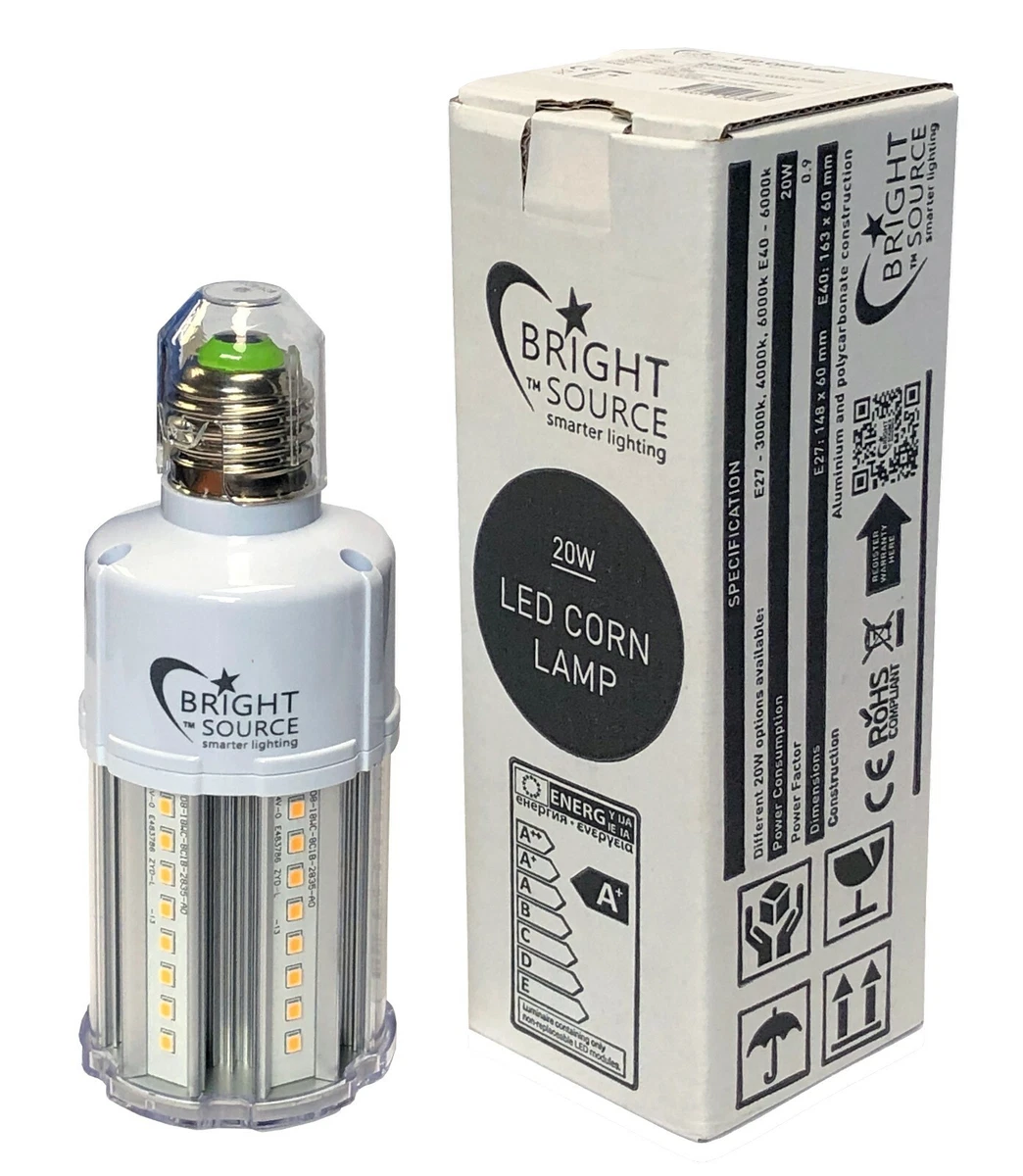 LED Corn Light 20w Replaces 70w Metal Halide SON ES E27 6000k Daylight