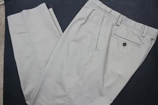 Dockers D3 Easy Khaki Mens 34x27.5 Tan Khakis Chinos Pants Pleat Front