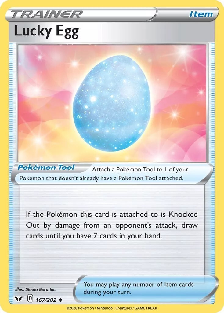 Lucky Egg Pokemon TCG Trainer Card 167/202 Lucky Egg Pokemon TCG Trainer Card 167/202