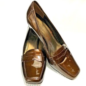 anne klein patent loafers