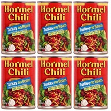 Hormel Chili Turkey No Beans 15 oz 98% Fat Free (6 Pack)