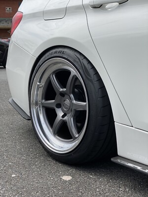 BMW F30 F31 F32 Matte Blk Side Skirt & Rear Bumper Extension Splitters