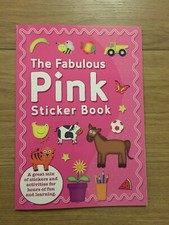 The Fabulous Pink Sticker Book Great Stickers Party Activity Set Kids For Girls