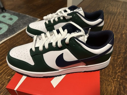 Size 11 - Nike Dunk Low Fir/Midnight Navy “Dallas Stars/ Mavericks” Fv6911-300 - Picture 4 of 8