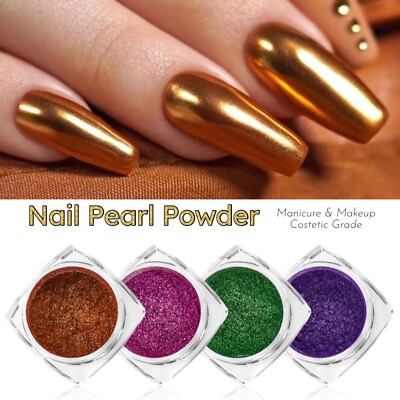 Pearl Nagelpuder Schimmer Farbpigment Lidschatten Sparkling Crystal Mirror Art