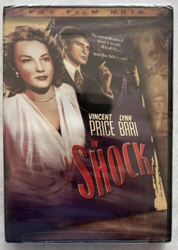 Shock (DVD, 1946) Vincent Price, Fox Film Noir, New, Sealed, Rare, OOP