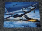 COLIN BELL- WW2 BOMBER PILOT  - 10x8  PHOTO SIGNED-  3 CHOICES