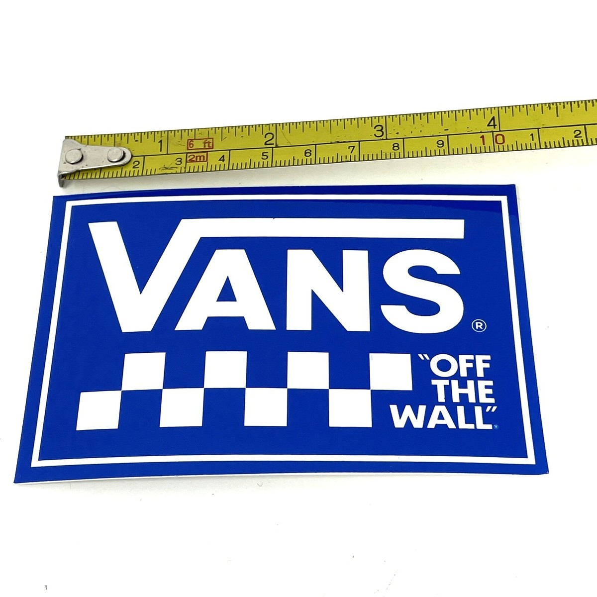Vans Shoes Skateboarding Sticker Blue Checkered Dogtown Rare Vans Shoes Skateboarding Sticker Blue Checkered Dogtown Rare