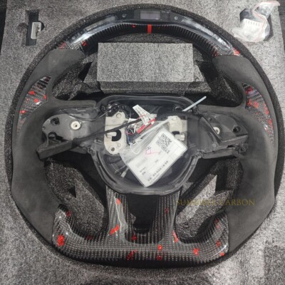 LED carbon fiber  Steering Wheel Fit Dodge Charger Challenger Durango SRT 15+