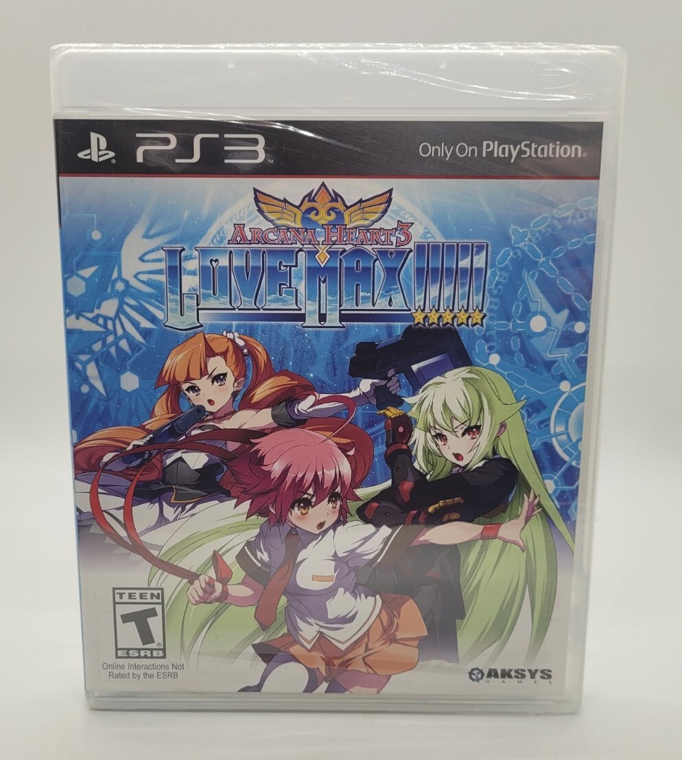 Arcana Heart 3: Love Max!!!!! (Sony PlayStation 3, 2014) PS3 New
