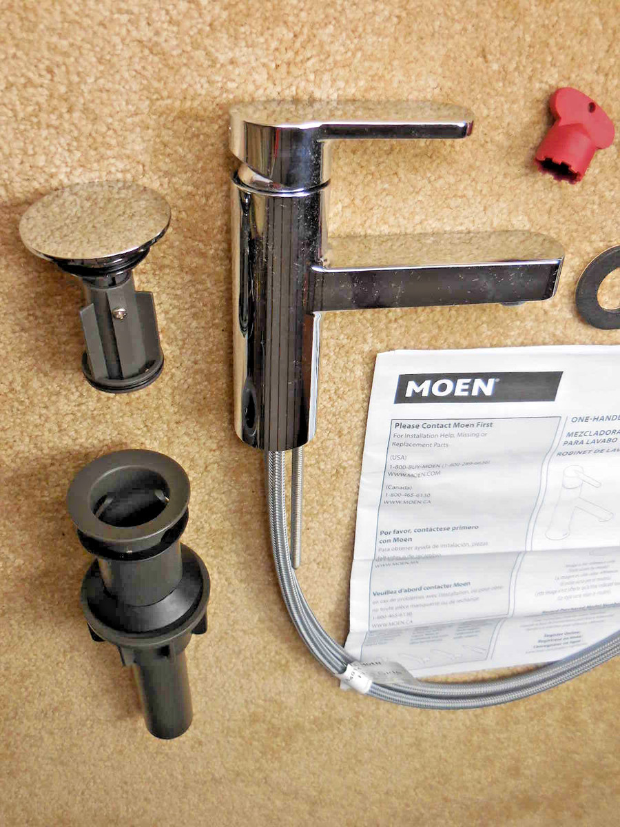 Moen Laris Single Handle Bathroom Faucet Chrome 84014 #8is | eBay