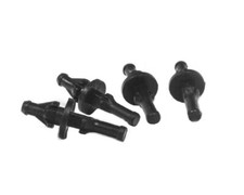 Rubber Anti-Vibration Screw for Open Chassis Fans - Black - 4 Pack