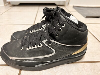 black and chrome jordan 2
