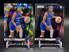 2024 Panini  WNBA Prizm Olivia Epoupa #95 Silver Cracked Ice Prizm RC + Base RC