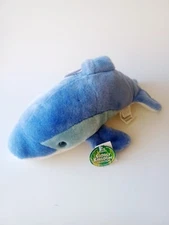 Walmart Cuddly Kingdom Collection Plush Blue Dolphin Stuffed Animal With Tags