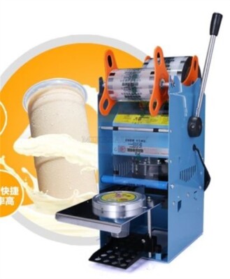 Fruit Juice New Manual For Bubble Tea WY-802F 220V Sealing Machine Tall-Cup nv