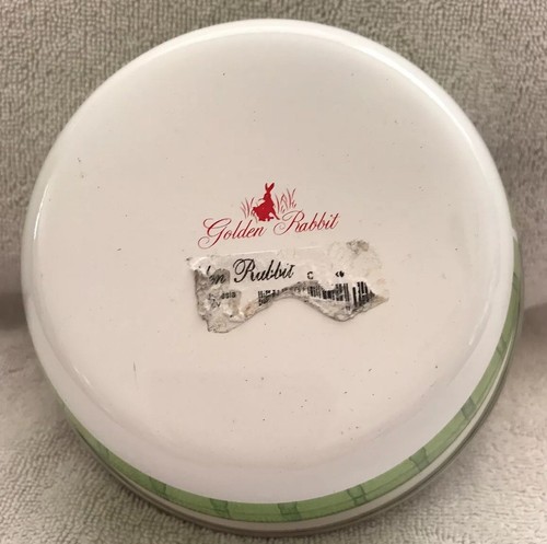 Golden Rabbit Enamelware Santa Sledding Holiday Christmas Enamel Bowl 6" Unused - Picture 5 of 5