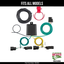 For 21-24 Chrysler Pacifica 4 Pin Trailer Wiring Plug Fits All Models Curt Wire