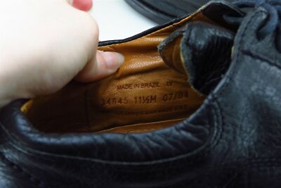 Clarks Travel Soft Shoes Sz 11.5 M Black Derby Oxfords  display picture 2