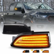 Sequential Amber For 19-23 Ford Ranger Lariat LED Side Mirror Turn Signal Lights