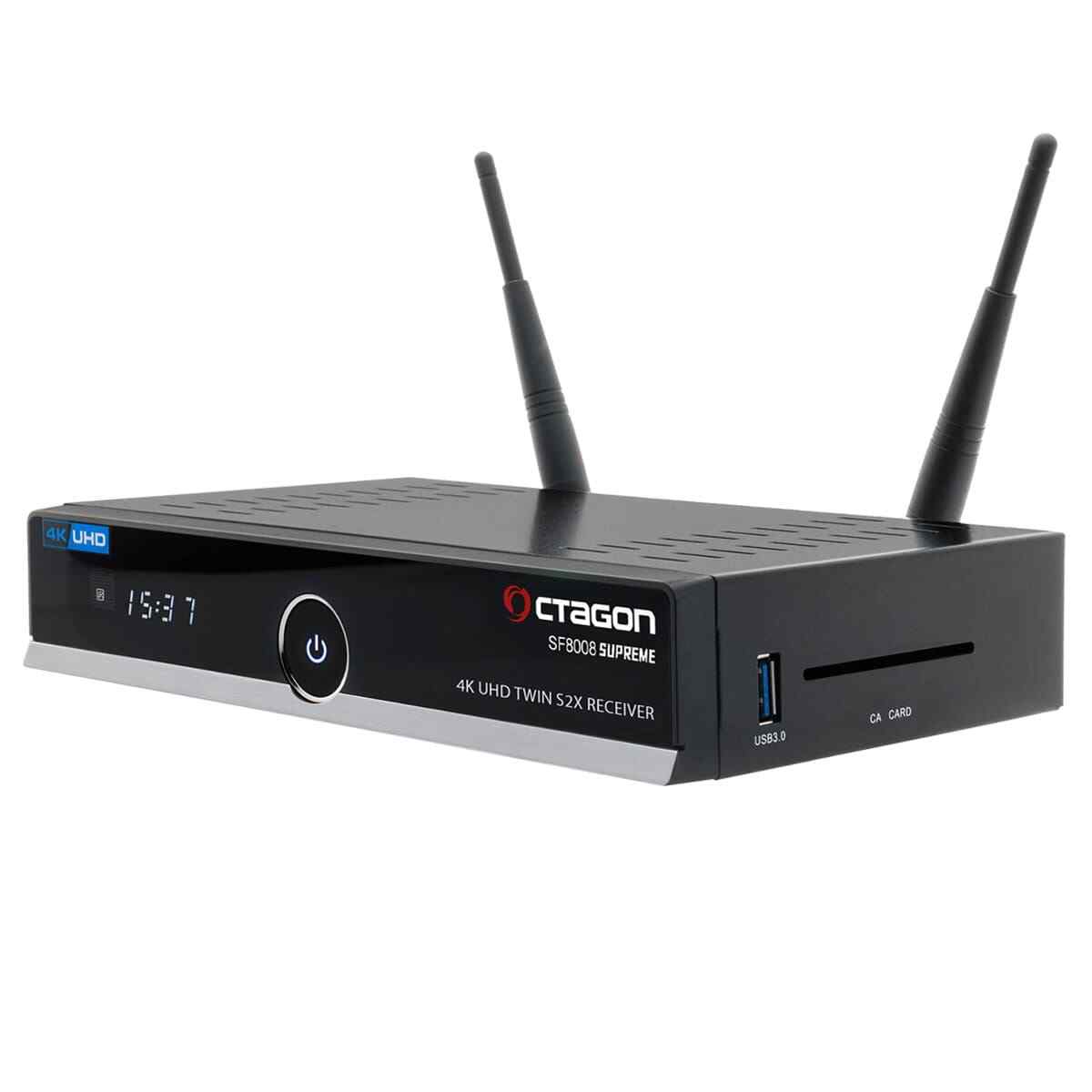 Thumbnail - Octagon Sf8008 Supreme Uhd 4k Pvr H.265 E2 Linux Dual Wifi 2x Dvb-s2x