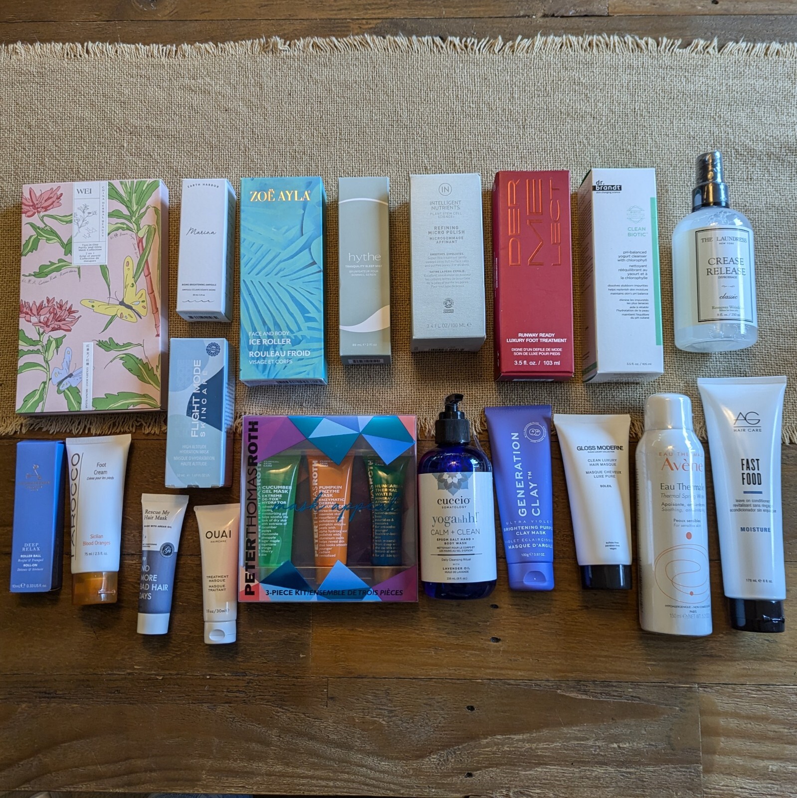 Lot of 19 NEW Beauty Face, Foot & Hair Products - Mask Conditioner Mist Roller