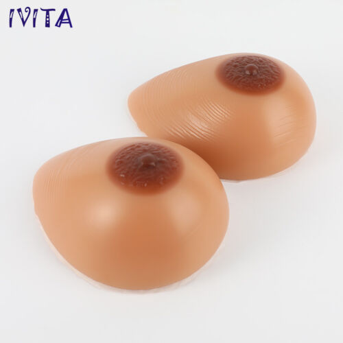 Teardrop Silicone Breast Forms D Cup Crossdresser Transgender Bra Enhancers - Picture 11 of 12