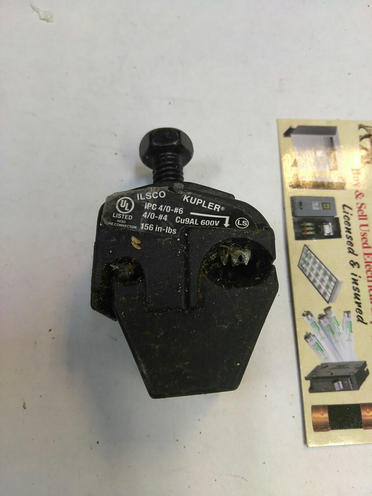 ILSCO KUPLER IPC 4/0-#6 ,4/0-#4 Cu9AL Insulating Piercing Connector ...