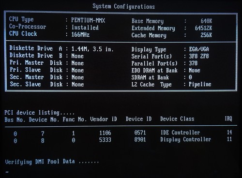 Socket 7 motherboard Acorp A-5VIA3P + Intel Pentium 166MMX + 64RAM Retrogaming - Picture 11 of 13