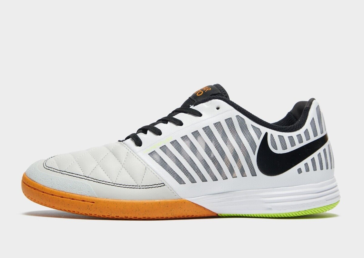 Nike Lunargato II White/Black-Photon Dust Indoor IC Mens 580456