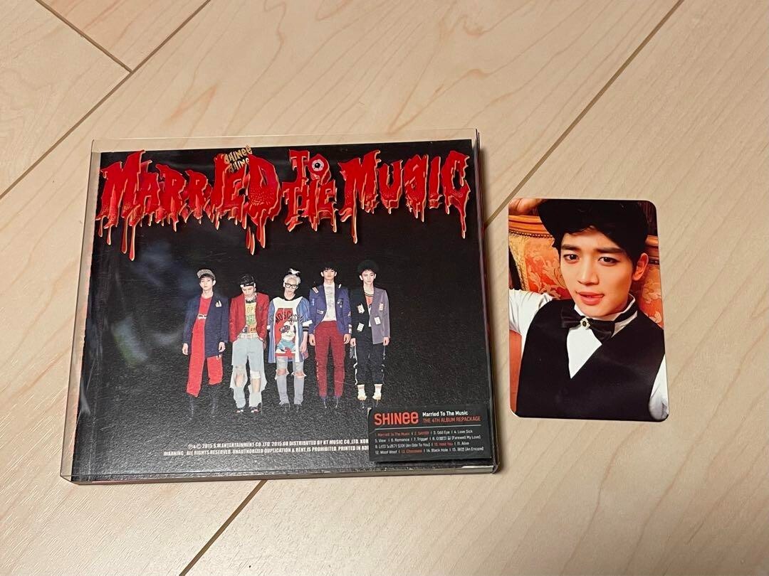 SHINee MINHO Married To The Music 4ème album reconditionné 2015 CD livret car...