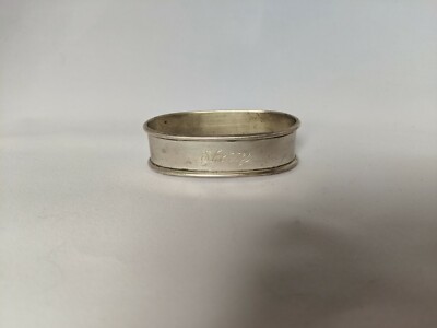 Vintage Saart Bros. SSMC Sterling Silver Napkin Ring ''Sherry'' name engraving