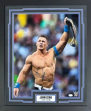 John Cena Signed Autographed Framed Signed 16x20 Photo JSA #8