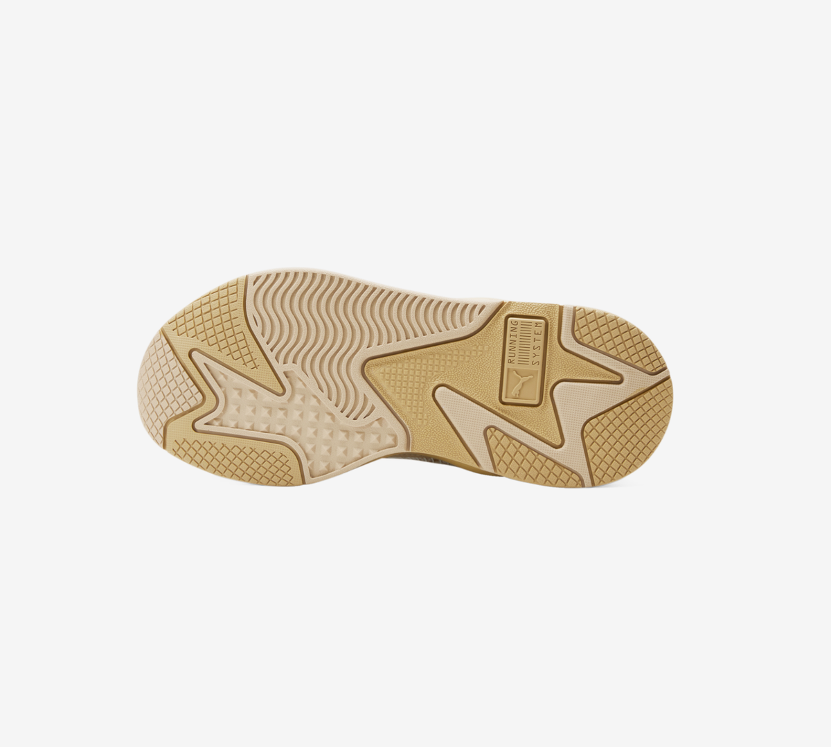 PUMA RS-X Womens Dixie D'Amelio Studio White Tan Light Sand