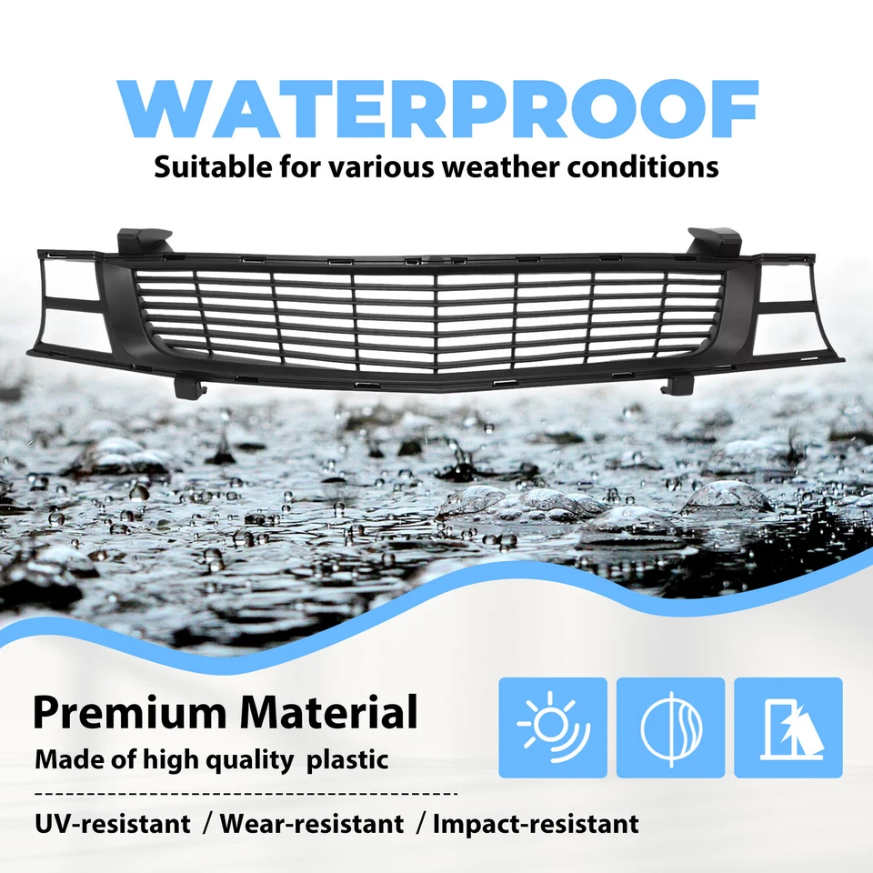 Black Heritage Upper Grille For 2010-13 Chevy Camaro ZL1 2012-15 #92208704 Foto 3 de 4