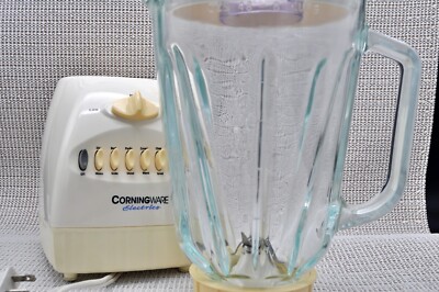 Rare Corning Ware Electrics BL 1452 Glass Pitcher Blender Made in China