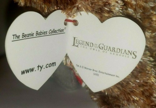 Ty Beanie Baby - GYLFIE the Owl (LEGEND of THE GUARDIANS OWLS of GA'HOOLE) MWMT - Picture 4 of 7