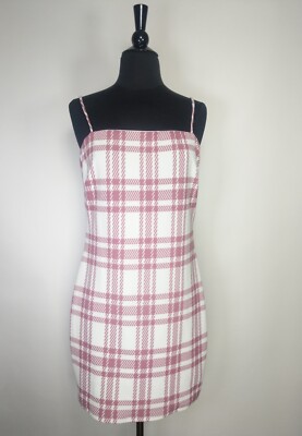 Fashion Nova Mauve Pink Total Betty Plaid Spaghetti Strap Dress Size XL NWT  | eBay UK
