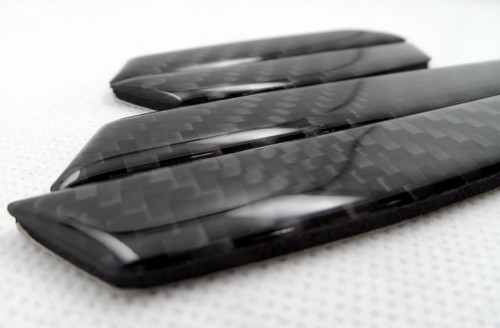 Borde de puerta de coche fibra de carbono negro para protectores antiarañazos MG6 MG3 GS ZS 4 piezas - Imagen 6 de 6