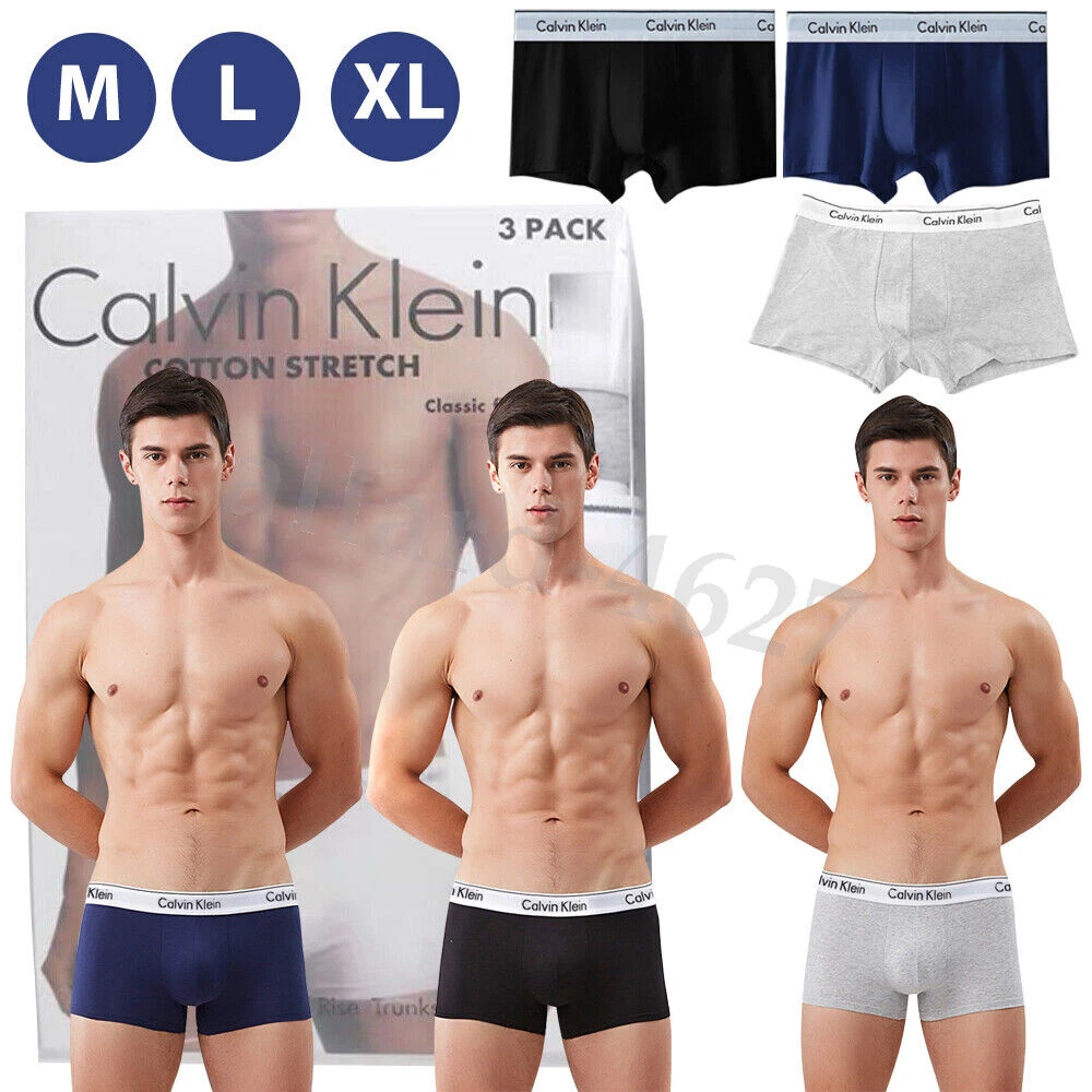 Calvin Klein Ck Men's Underwear Sexy Man Cotton Solid Men's Pants