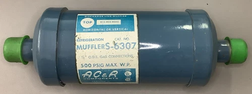 AC&R S-6307 7/8" ODS Gas Connection Refrigeration Discharge Line Muffler (B126)